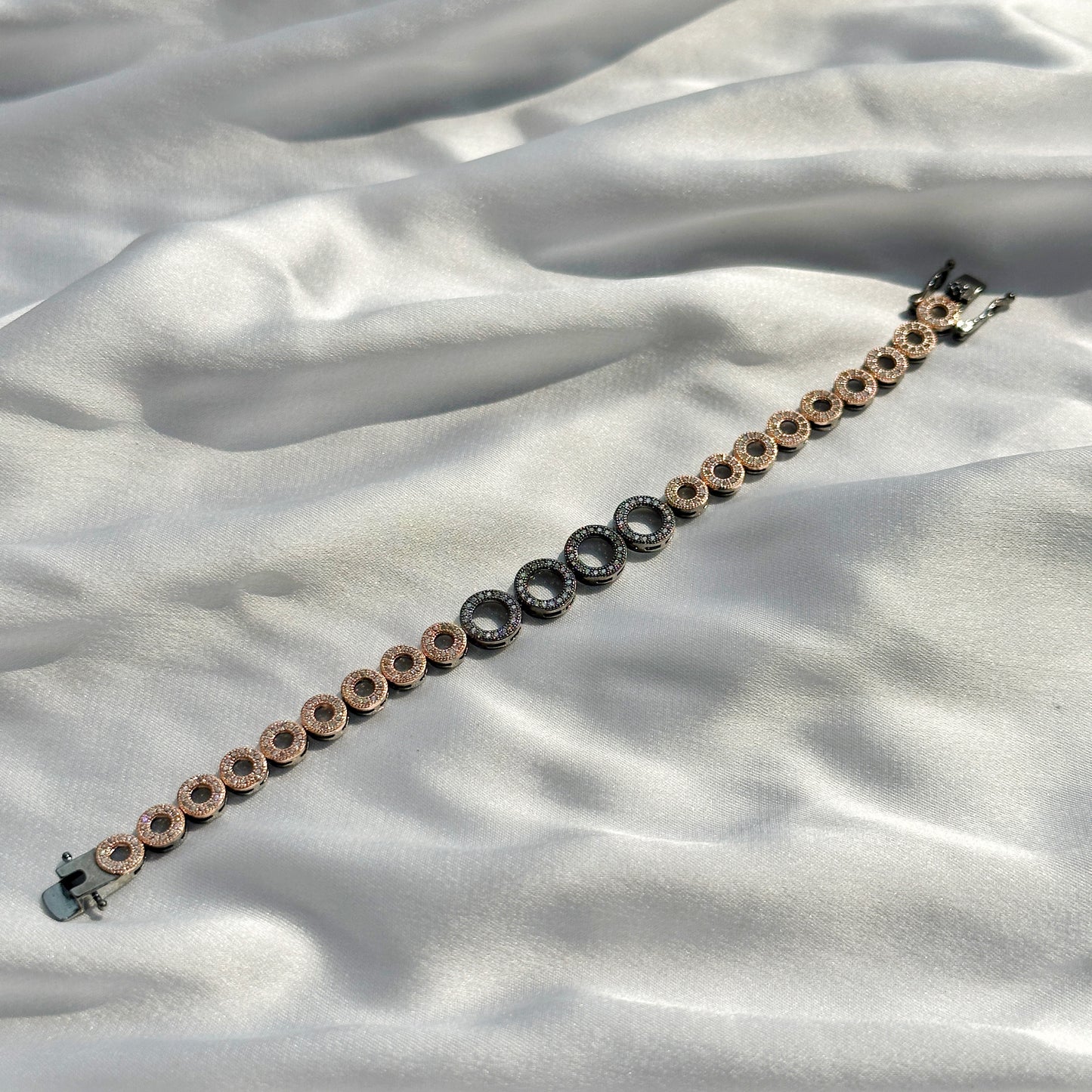 Victorian Design American Diamond Chain Bracelet