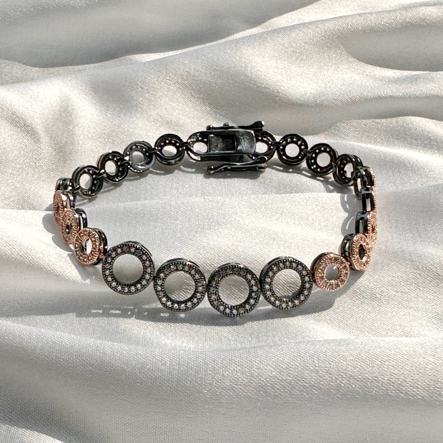 Victorian Design American Diamond Chain Bracelet