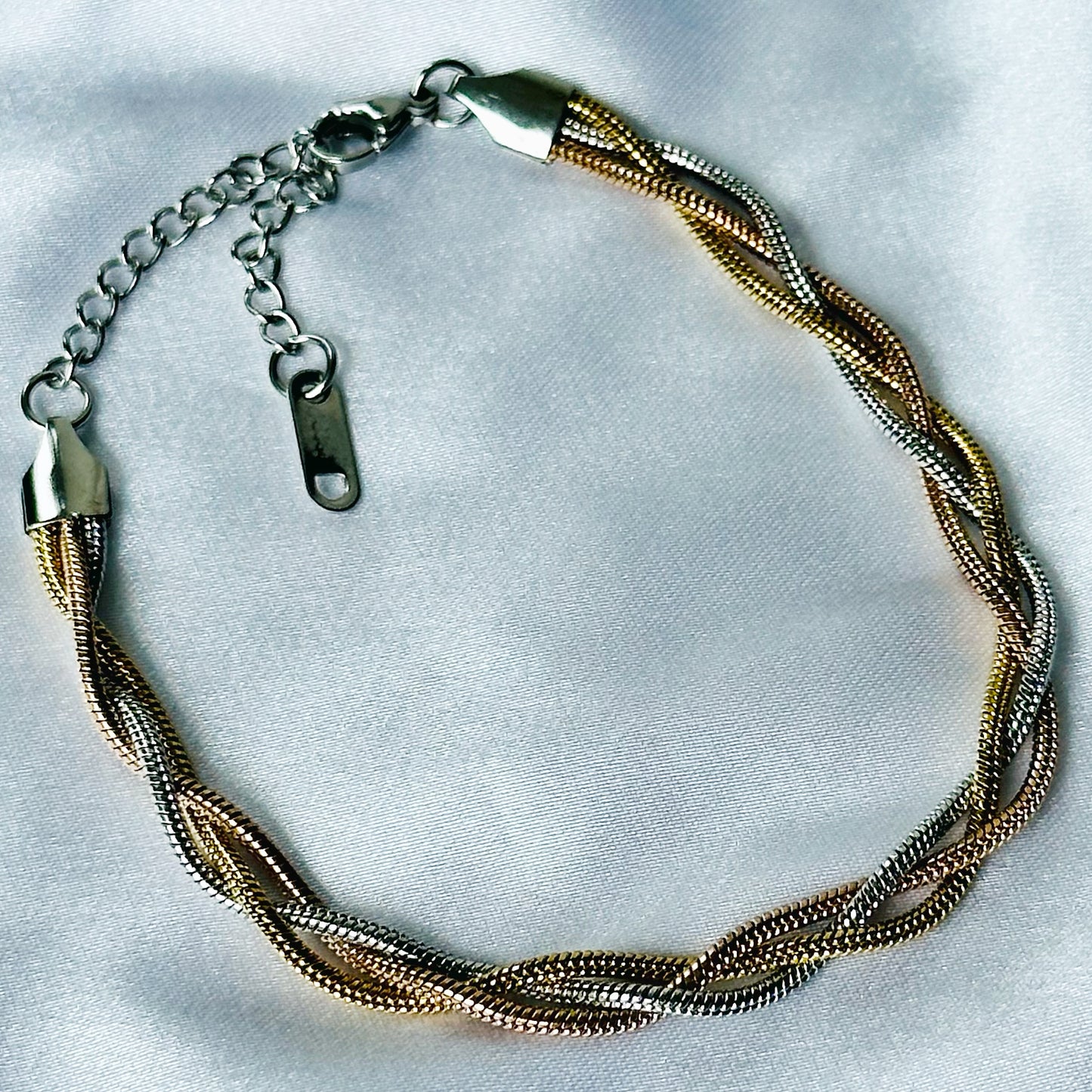 Gold/Silver/Rose Gold Plated Multi-Layer Chain Bracelet