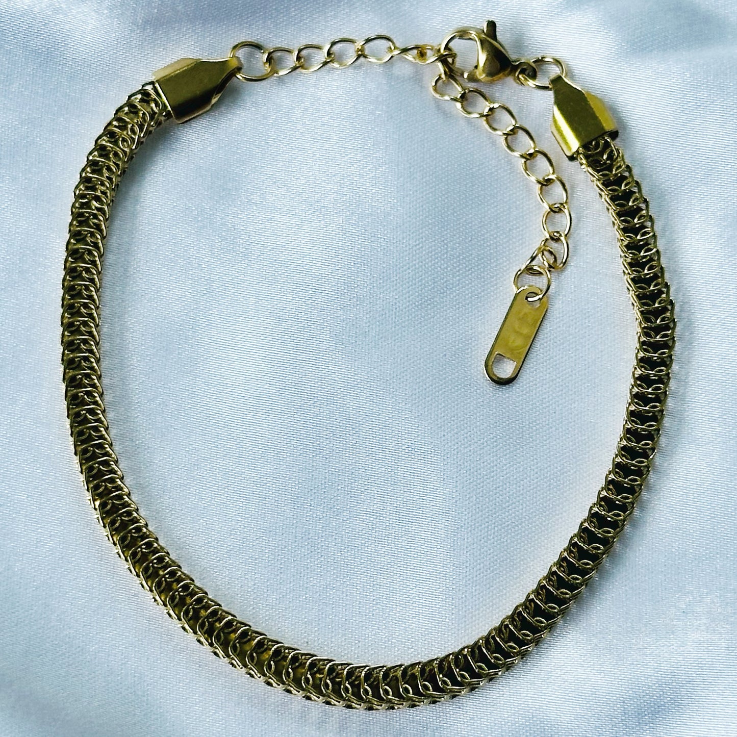 Gold Plated Adjustable Chain Bracelet