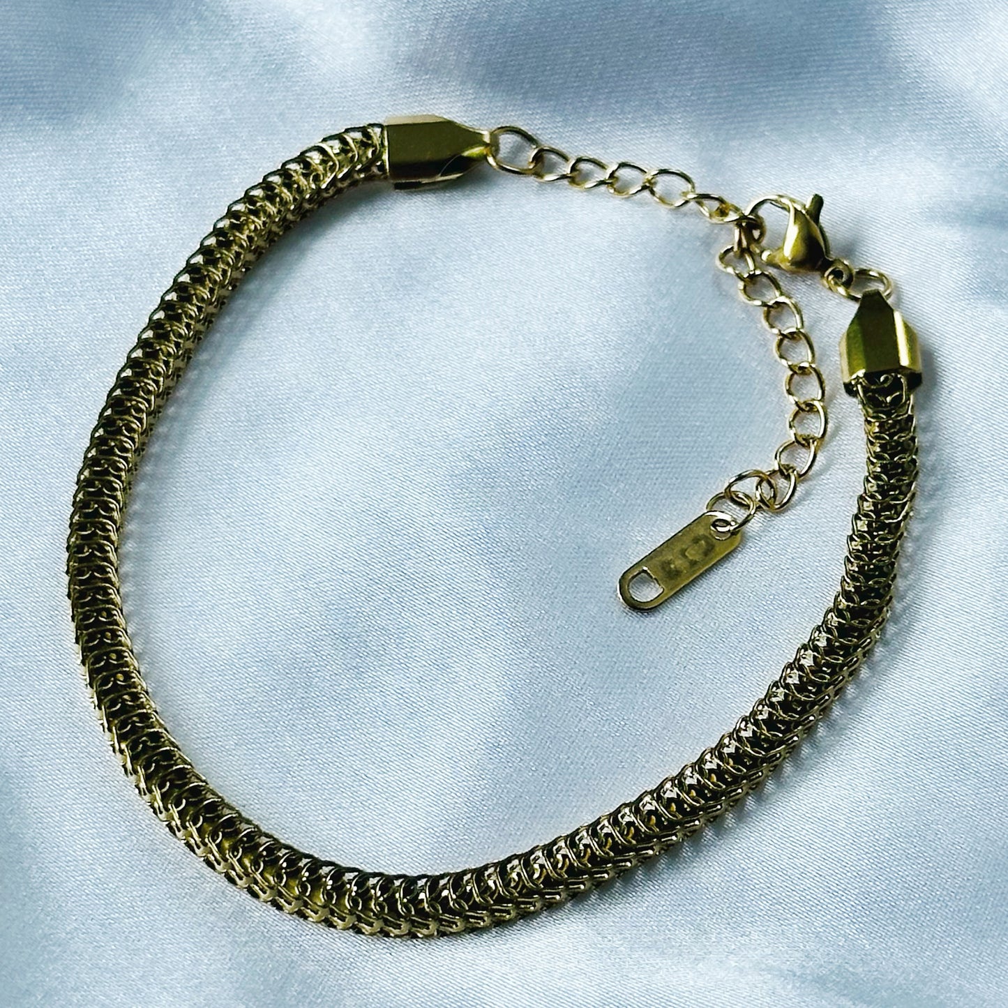 Gold Plated Adjustable Chain Bracelet