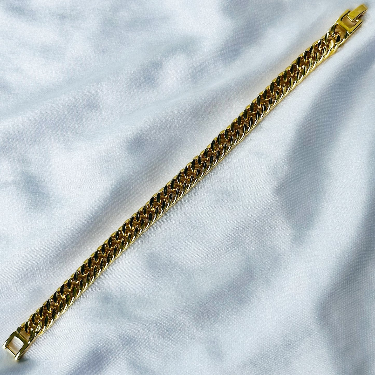 Cuban Link Gold Plated Chain Bracelet