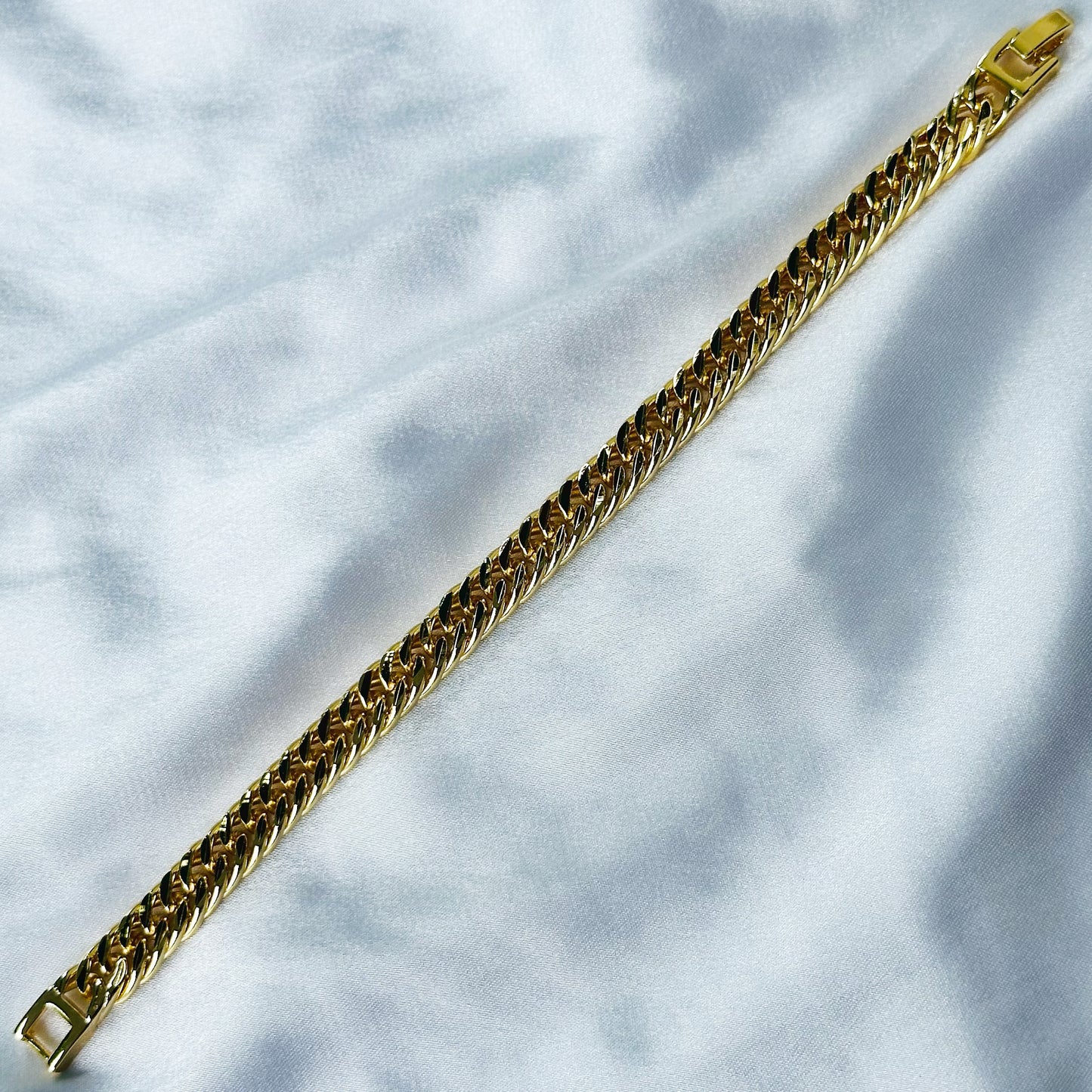 Cuban Link Gold Plated Chain Bracelet