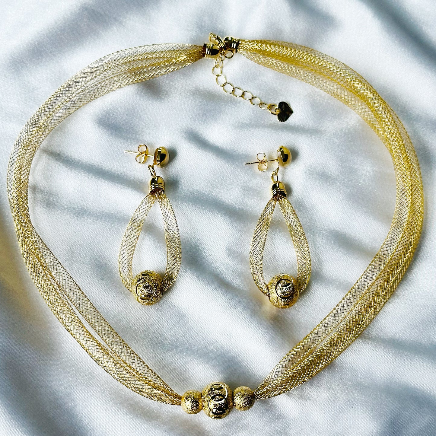 Designer Gold Plated Necklace Set