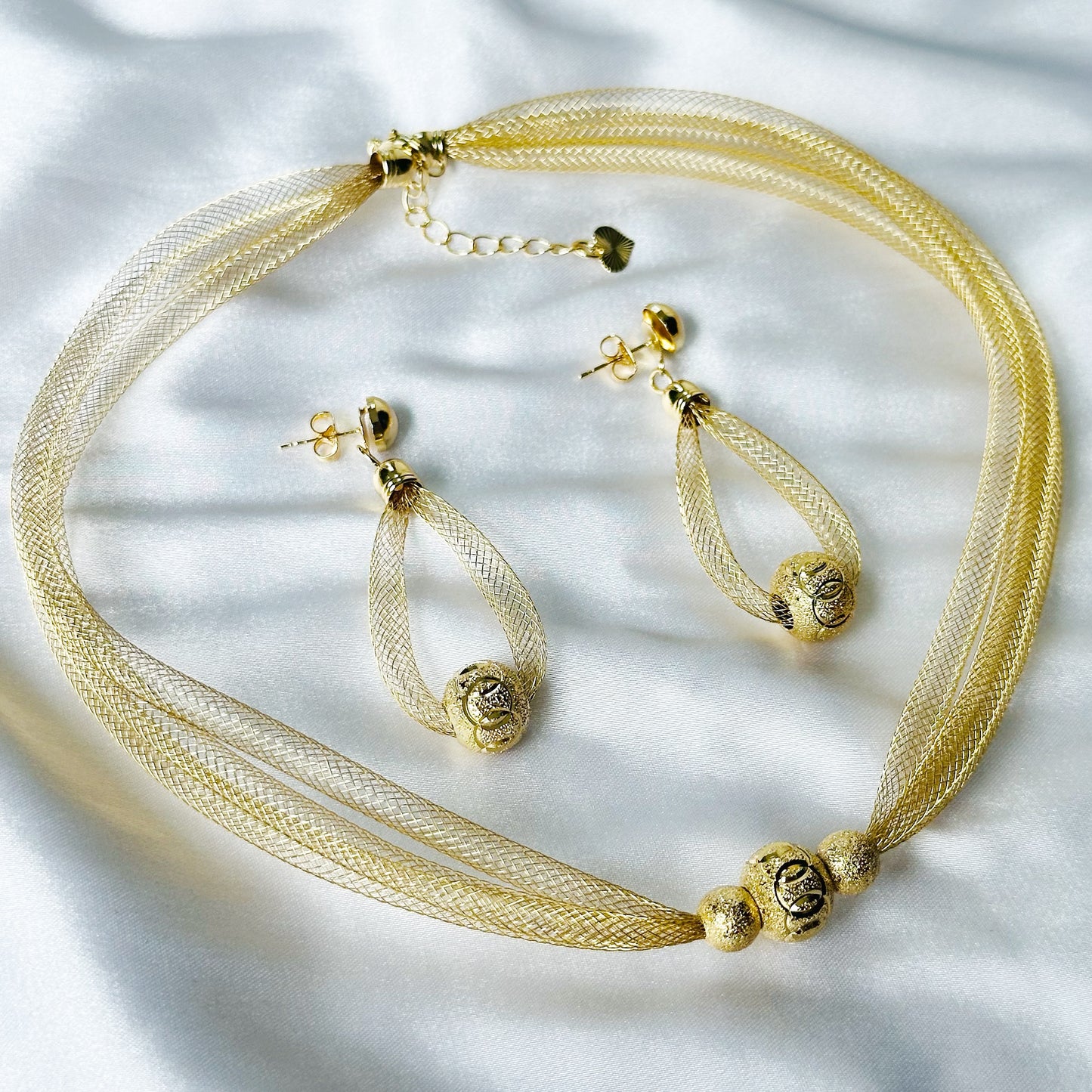 Designer Gold Plated Necklace Set
