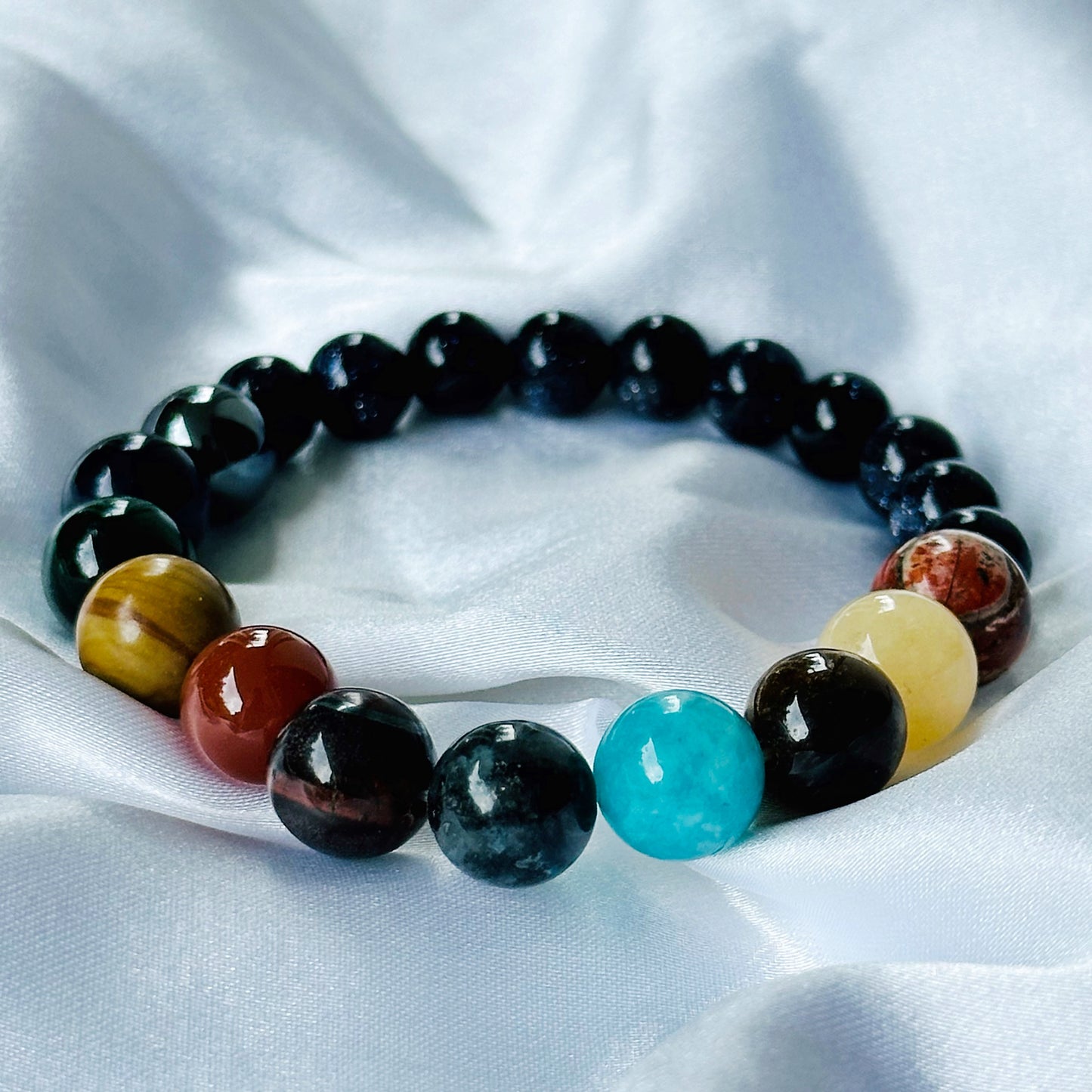 11 Natural Stones Bracelet