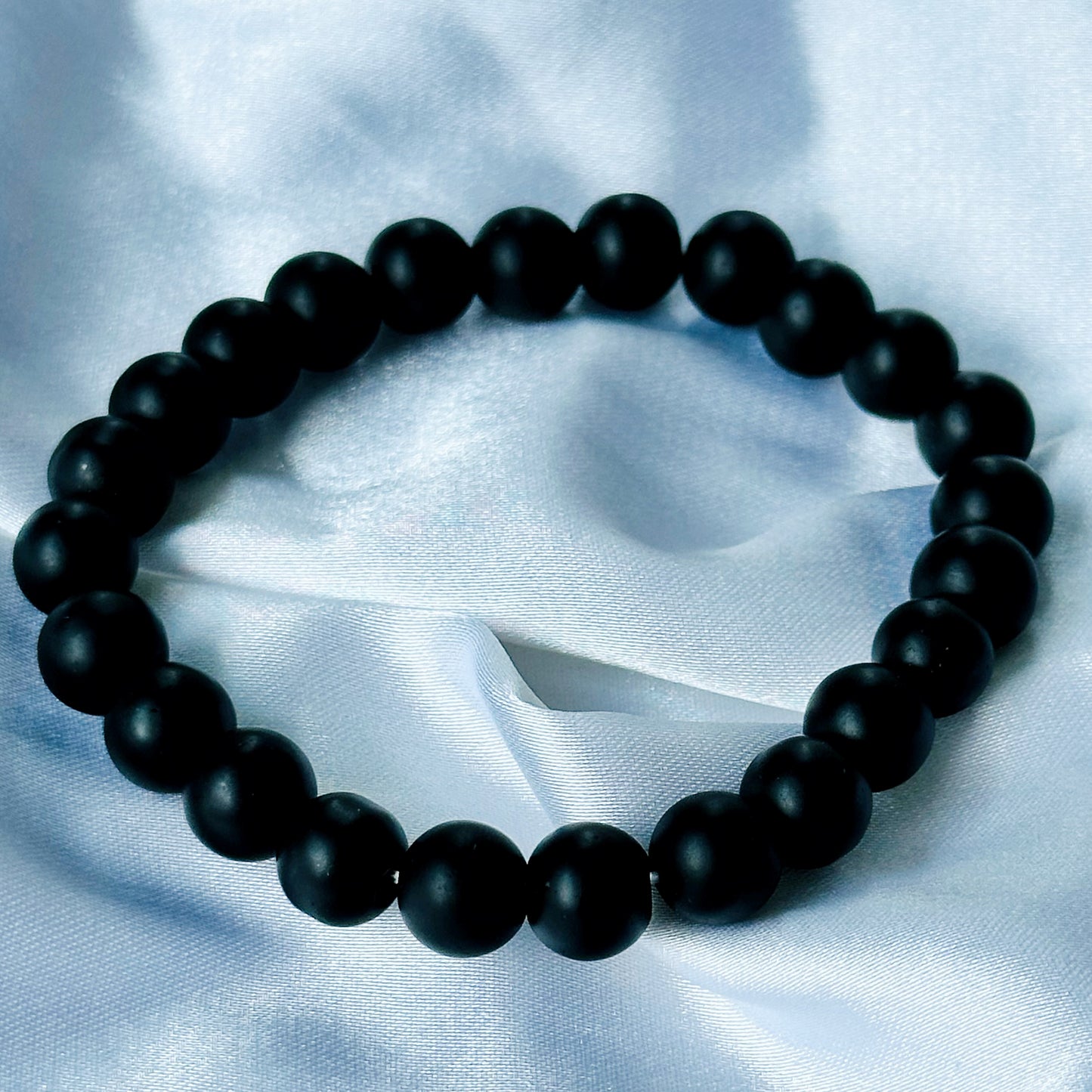 Black Lava/Obsidian & Tiger Eye Stones Bracelet, Set of 3