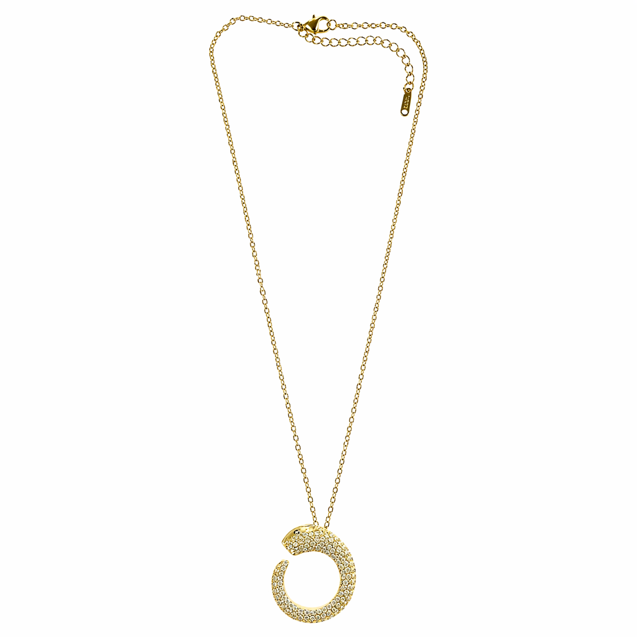 Jaguar American Diamond Gold Plated Anti-Tarnish Necklace
