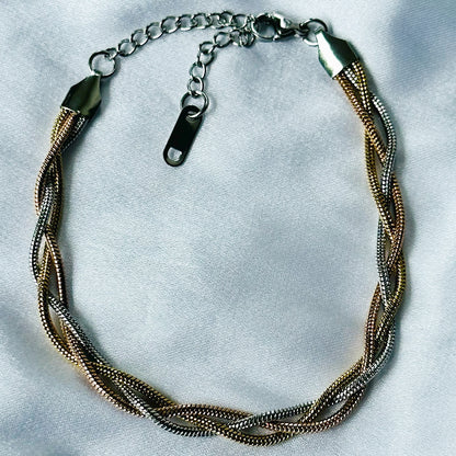 Gold/Silver/Rose Gold Plated Multi-Layer Chain Bracelet