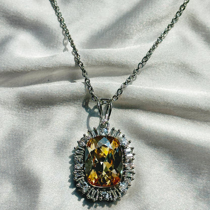Jonquil Swarovski Crystal Silver Plated Pendant Set