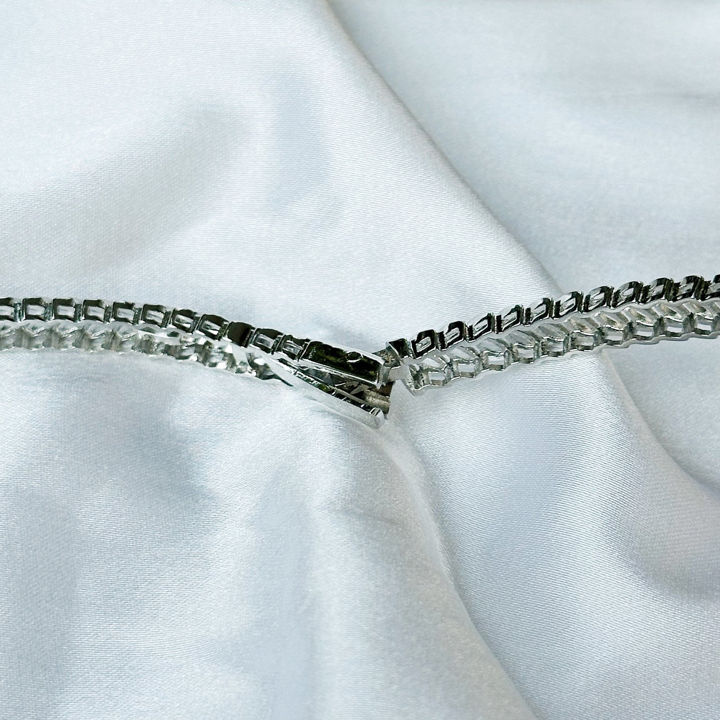 Solitaire Inspired CZ Silver-Plated Necklace Set