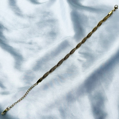 Gold Plated Multi-Layer Chain Bracelet