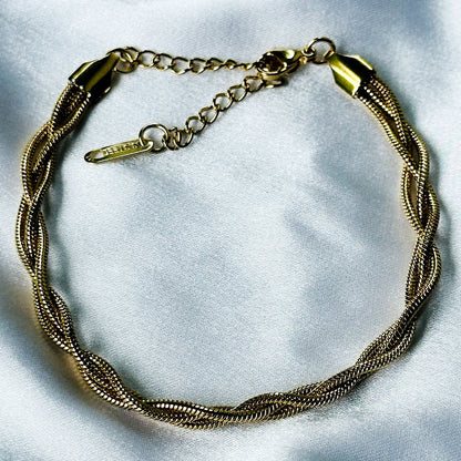 Gold Plated Multi-Layer Chain Bracelet